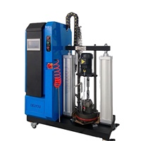 Machine d'application de colle thermofusible automatique RINNGO 30CC 100CC 55 gallons PUR, grande capacité, pour le revêtement et l'emballage en caisses en bois