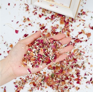 Coriandoli per Matrimonio, Petali di Fiori Secchi, Coriandoli Naturali Biodegradabili di Petali di Rosa per Decorazione Tavoli Nuziali - Product Image 5