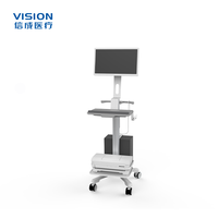Chariot d'hôpital mobile de style industriel de l'usine de fabrication chinoise Matériau métallique OEM/ODM personnalisé pour divers besoins