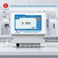 Transmisor de Monitoreo de Calidad del Agua con Pantalla Táctil de 7 Pulgadas, IP65, 4G, IoT, Monitoreo Centralizado, 8 Sensores Digitales, Económico