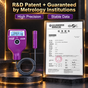 LS238 <b>External</b> Probe Coating Thickness Meter 0-3500μm for Car Paint and Galvanized Zinc Testing - Product Image 6