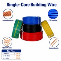 Fabrikpreis 1,5 mm 2,5 mm 4 mm 6 mm BV 450/750V Kupferkern PVC-isoliertes Einzel-Elektrokabel und -draht