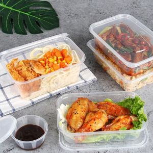 Disposable <b>Lunch</b> <b>Box</b>, Food <b>Lunch</b> Container, Microwave <b>Lunch</b> <b>Box</b> with Transparent Lid and Customized logo - Product Image 1