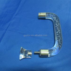 Manija de Puerta Moderna de Acrílico Transparente para Uso en Hoteles con Fácil Instalación y 1 Año de Garantía - Product Image 4