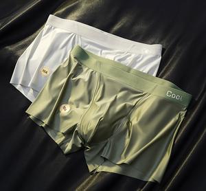2025 <span class=keywords><strong>luxe</strong></span> mi-hauteur 10A antibactérien mûrier acide hyaluronique glace Satin huile légère brillant taille hommes sous-vêtements - Product Image 5