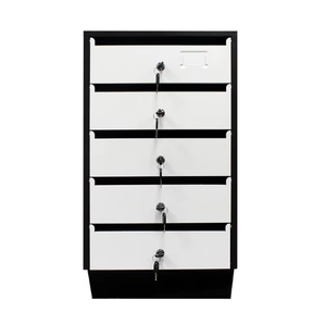 Boîtes <span class=keywords><strong>aux</strong></span> <span class=keywords><strong>lettres</strong></span> murales en acier pour appartements, jardins extérieurs, <span class=keywords><strong>boîte</strong></span> de livraison de documents à 5 compartiments - Product Image 5