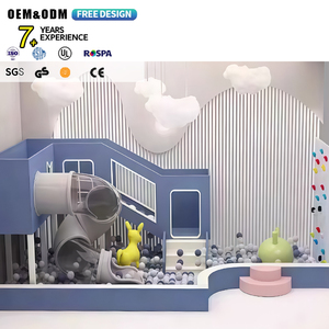 Equipo de Juegos Interior Moderno de Acero para Niños con Toboganes Iluminados con LED y Sonido Interactivo para Experiencias de Entretenimiento Familiar - Product Image 1