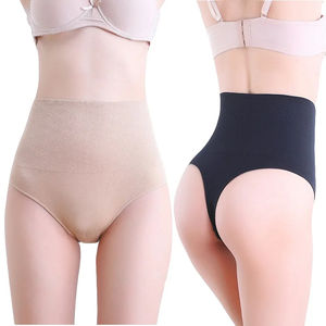 Faja Moldeadora Seamless de Tanga para Mujer, Control de Abdomen, Bragas Reductoras de Cintura Alta, Ropa Interior Adelgazante al por Mayor - Product Image 1