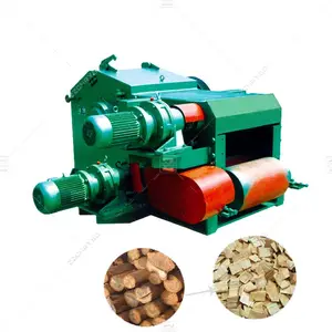 Wood Chips Making Machine Wood Chipper Shredder Drum Electric Industrial Wood Chipper Machine