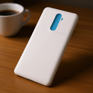 Cover posteriore Realme X2 Pro bianca, custodia protettiva per cellulare - Product Image 3