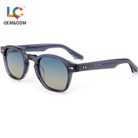 Fabricants de lunettes de soleil de luxe en acétate de haute qualité pour femmes et hommes, OEM ODM, lunettes de soleil tendance, montures rondes, Gafas De Sol De Lujo