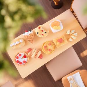 CHENXI Miniaturas de Resina de Pan y Postres, Cabujones Planos, Dijes para Teléfono, Decoración, Accesorios para Manualidades DIY - Product Image 2