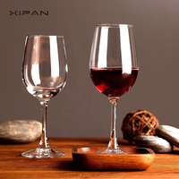 Verres à vin rouge transparents de 310 ml en gros, design contemporain personnalisé, fabriqués à la machine, pour les occasions festives
