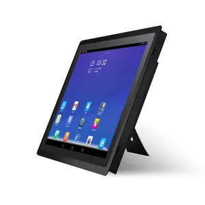 Tablet Android Industrial 21.5 inci, depan tahan air IP65 layar sentuh kapasitif Tablet Android PC