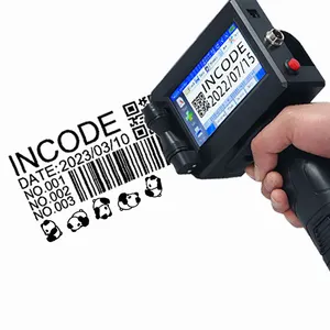 INCODE Hot Sale Hand Held Expiry Date Handheld Inkjet Printer Cartridge 12.7mm Mini Inkjet Printer Label Print Machine