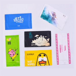 Individual Wrapped Single Wet <strong>Wipes</strong> for Restaurant Disposable <strong>Wipes</strong> Refreshing Cleaning Wet Napkins for Hands and Mouth - Product Image 6