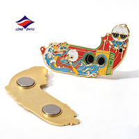 Aimant de réfrigérateur Longzhiyu, souvenir de ville en métal, 20 ans d'expérience, logo personnalisé, impression UV, émail dur, durable, cadeau touristique