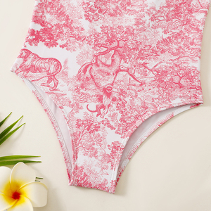 In magazzino all'ingrosso 2023 estate ragazze costumi da bagno costumi da bagno firmati costumi da bagno con lettere firmate mamma <span class=keywords><strong>e</strong></span> Me tutina per bambini - Product Image 5