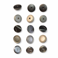 Kancing Tekan Logam Bulat Berlapis Elektroplating Warna Gunmetal, Perak Antik, dan Krom untuk Pakaian Bayi dan Kemeja