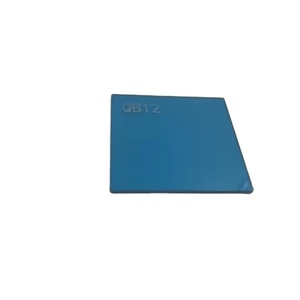OEM nhà máy QB12 bộ lọc quang học màu xanh hấp thụ ánh sáng màu xanh kính cho ống kính máy ảnh nhiều kích cỡ và hình dạng - Product Image 3