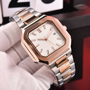 Reloj de Pulsera Cuadrado de Acero Inoxidable para Hombre, de Alta Calidad, con Descuento por Compra al por Mayor, Luminoso, de Lujo, con Fecha, Clásico - Product Image 3