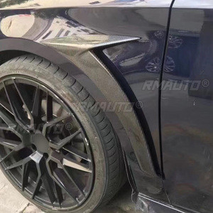 Kit de 2 Piezas de Rejillas de Ventilación Laterales de Fibra de Carbono, Molduras para Guardabarros, Cubierta para Mercedes Benz CLA W117 CLA180 CLA200 CLA250 2013-2019 - Product Image 4