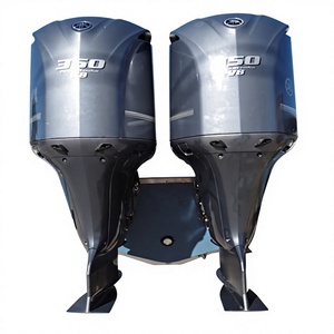 Oferta Destacada: Par de Motores Fuera de Borda V8 de 350HP y 4 Tiempos, Eje de 30 Pulgadas, Años 2014, con 355/358 Horas de Uso y Equipamiento, Listos para Enviar - Product Image 1