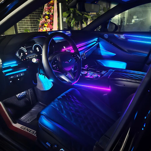 Colore dei sogni luce ambientale per interni auto Led guida acrilica in fibra ottica strisce sinfonia luce ambientale per auto - Product Image 1