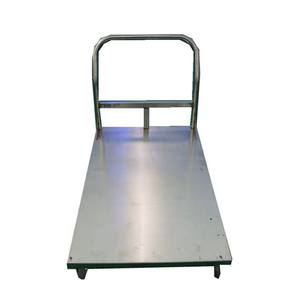 Carro de manipulación de almacén desmontado de acero personalizado, carro de plataforma resistente - Product Image 2