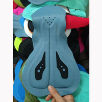 Nouvelles protections de selle de cyclisme intégrées en tissu nylon élastique pour hommes, avec rembourrage en éponge haute densité, coussinets de selle italiens