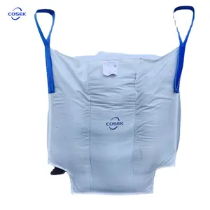 PP Big Bulk Bag Reciclaje Jumbo Bigbag 1000kg a la venta 100% Polipropileno virgen 500-3000kg Antiestático Aceptable Personalizado 5:1