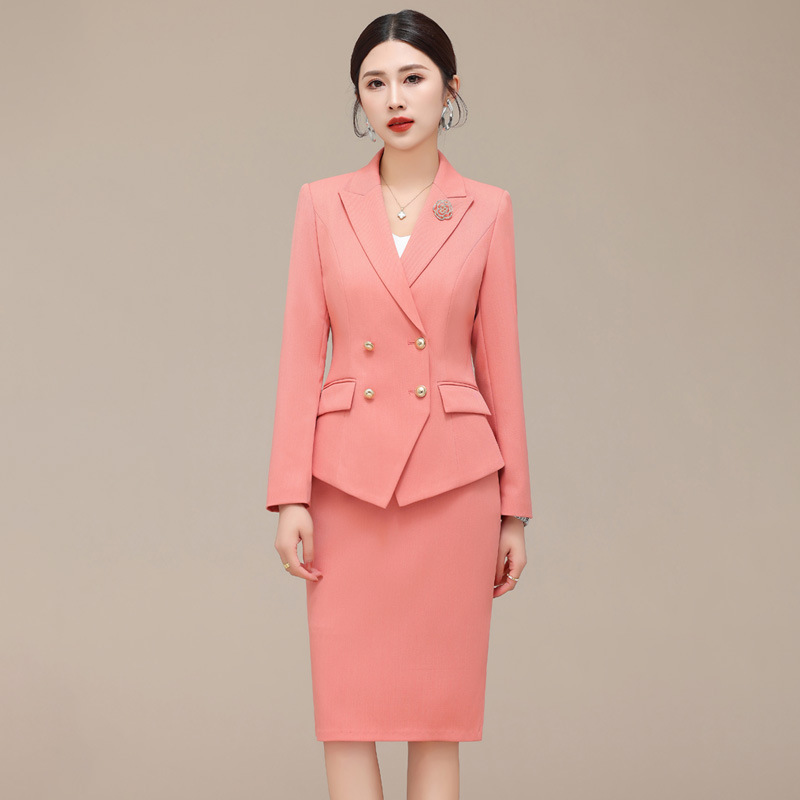 Pink suit dress