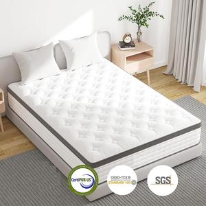 Thiết kế hiện đại lai vua nữ hoàng Kích thước túi mùa xuân Nệm 5*6 ft với cao su thiên nhiên Bộ nhớ Acoustic bọt cho khách sạn gói trong hộp - Product Image 3