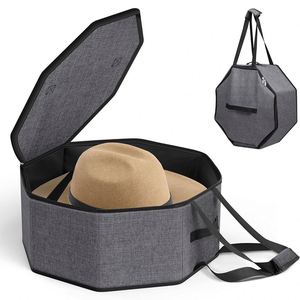 Hat Storage Organizer <b>Wardrobe</b> Bedroom Travel Decor with <b>Shoe</b> Rack Country Style PP Material Durable Rolling Design - Product Image 1