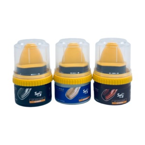 Nourrissant en profondeur 50ml Durable Élimine la saleté Soin du <span class=keywords><strong>cuir</strong></span> Cirage rapide pour chaussures avec éponge - Product Image 2