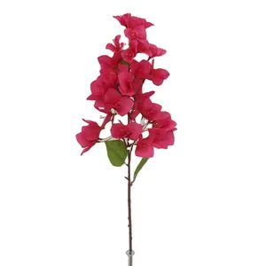 China factory custom wholesale silk bougainvillea artificial flowers for tree view flower wall wedding arch decoration