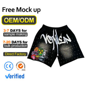 Completo Estivo da <span class=keywords><strong>Uomo</strong></span>: <span class=keywords><strong>T</strong></span>-<span class=keywords><strong>Shirt</strong></span> Oversize Termica in Maglia <span class=keywords><strong>Bianca</strong></span> e Pantaloncini con Stampa Scheletro Rosa e Simbolo della Pace, Stile Casual Streetwear - Product Image 6