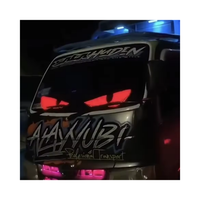 Écran d'affichage LED pour camion et voiture Campagnes d'extérieur Sécurité APP Programmable Texte Yeux Animé Flexible Affichage LED