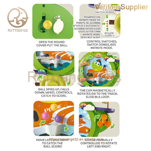 Mini mesa de <span class=keywords><strong>juego</strong></span> de <span class=keywords><strong>dinosaurio</strong></span> 2025 con bola iluminada, juguete educativo de plástico para atrapar cuentas - Product Image 4