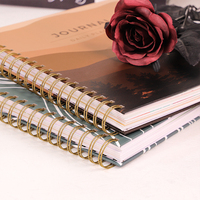 8.5*11 pouces 2025 agenda planificateur carnet à spirale avec autocollants