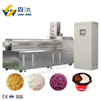 Ligne de production de riz nutritionnel / dal / couscous 2026 mise à jour, machine à riz fortifié extrudé à double vis