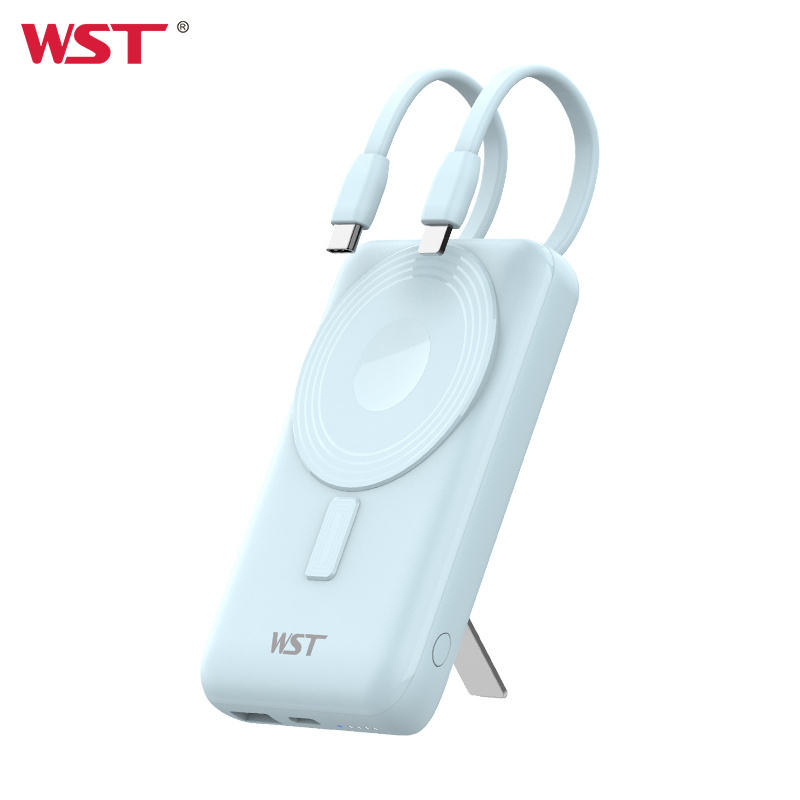 พาวเวอร์แบงค์ขนาดเล็ก10000mAh สีน้ำเงิน