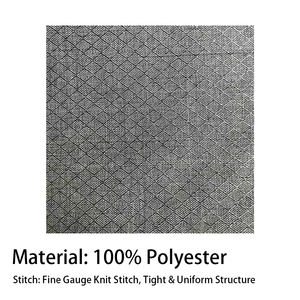 Tela Oxford 300D Negra Mate con Revestimiento de PU, 100% Poliéster, Ignífuga, Resistente a Desgarros, Anti-Pilling, Fluorescente, Peso Medio - Product Image 2
