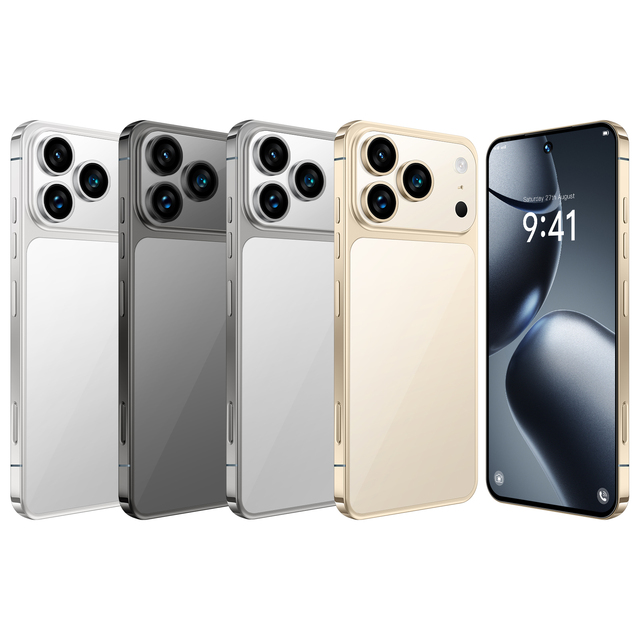 I17 Pro Max 7.3" Deca Core for Snapdragon 800 Series QHD 120Hz 5G LTE CDMA Smartphone 8GB+256TB Unlocked Dual SIM 108MP LED