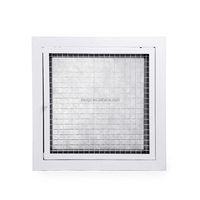 Hvac prix d'usine diffuseur de plafond en aluminium grille de caisse à oeufs pour Ventilation grille de filtre à charnière amovible dans la climatisation