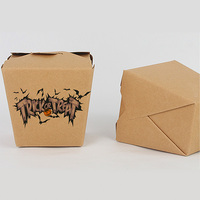 Boîtes à pâtes jetables imprimées de 16 oz, 26 oz, 32 oz, emballage alimentaire à emporter, boîte à nouilles personnalisée