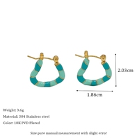 Titan-Stahl Niedliche Ohrstecker - Modisches Design für Neujahr & Hochzeiten Damenschmuck