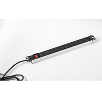 Bloc d'alimentation PDU 110V 15A NEMA US pour montage en rack, unité de distribution d'alimentation pour rack de serveur 19 pouces