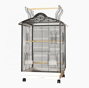 Jaula Plegable Moderna para Cría de Aves, Jaula Metálica Resistente, Diseño Práctico, Jaula para Pájaros Pequeños como Canarios - Product Image 4