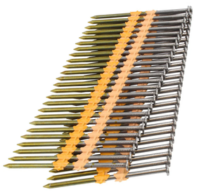 Clous en bande collée en plastique de 3 po x 0,120 po, 21 degrés, <span class=keywords><strong>pour</strong></span> <span class=keywords><strong>charpente</strong></span> bois - Product Image 1